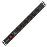 Блок розеток EXEGATE SERVERPRO PDU-19H608 AL-6S-EU2CU-SW-SPD1 EX280833RUS